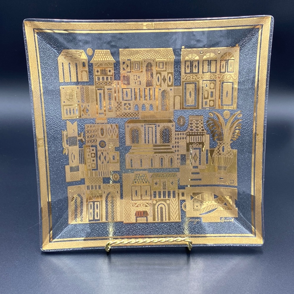 MCM Georges Briard plate